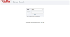 Desktop Screenshot of mailscreen.console.mxlogic.com