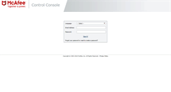 Desktop Screenshot of mailscreen.portal.mxlogic.com